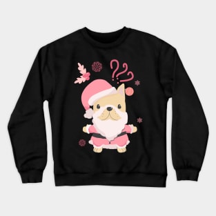 Pink French Bulldog, Funny Christmas 2022 Crewneck Sweatshirt